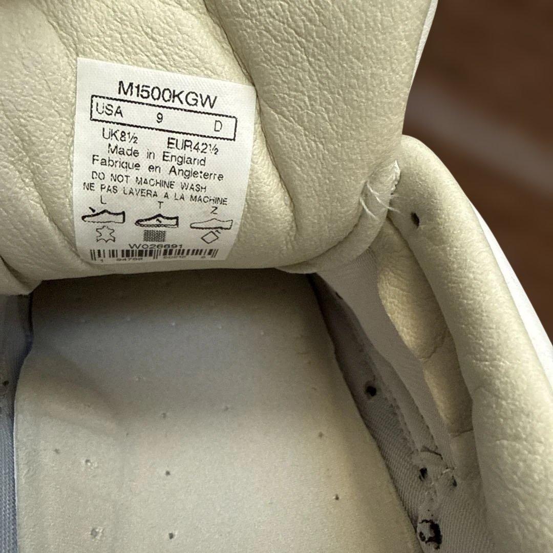 靴 M1500KGW New Balance MADE IN ENGLAND US9