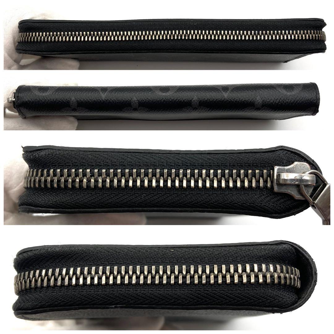 【新型IC・美品】ルイヴィトン ジッピーウォレット モノグラム エクリプス