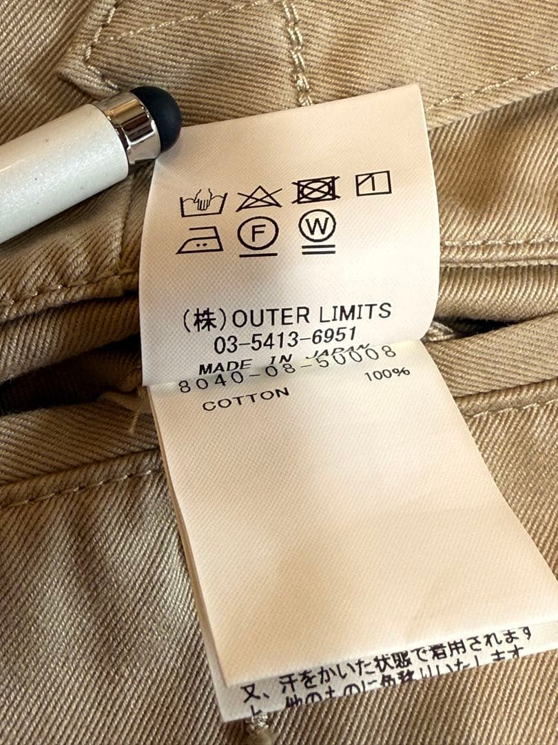 【ナイジェルケーボン】WIDE CHINO PANT - WEST POINT