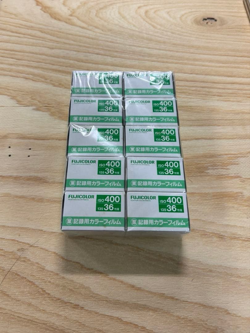 記録用カラーフィルム・ISO感動400 24×36mm 135 36枚撮×10