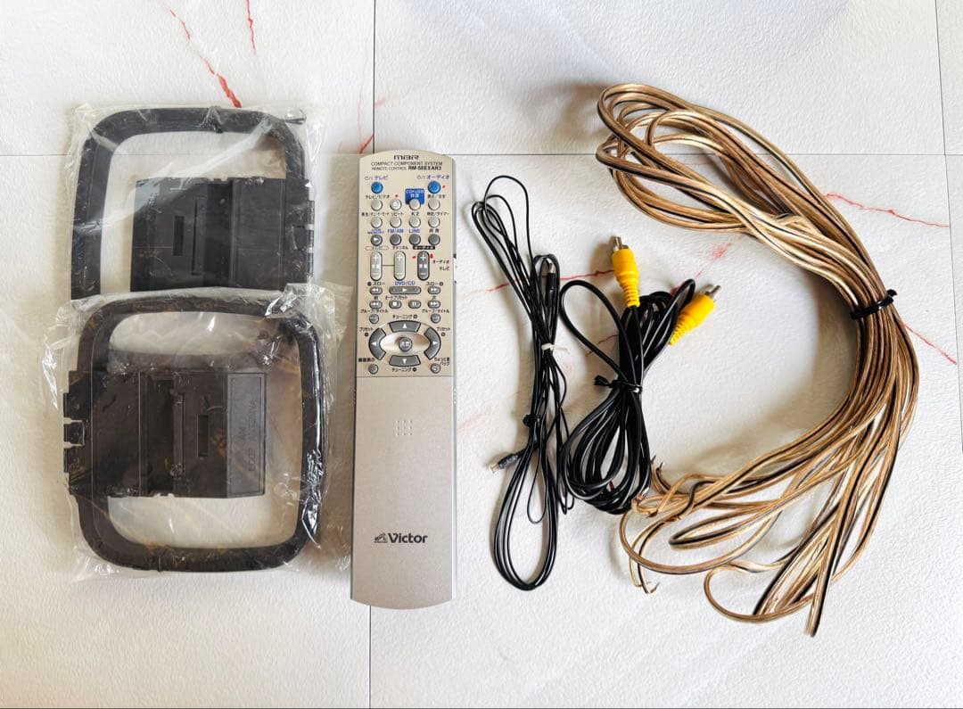 JVC Victor EX-AR3 コンポ ウッドコーンスピーカー