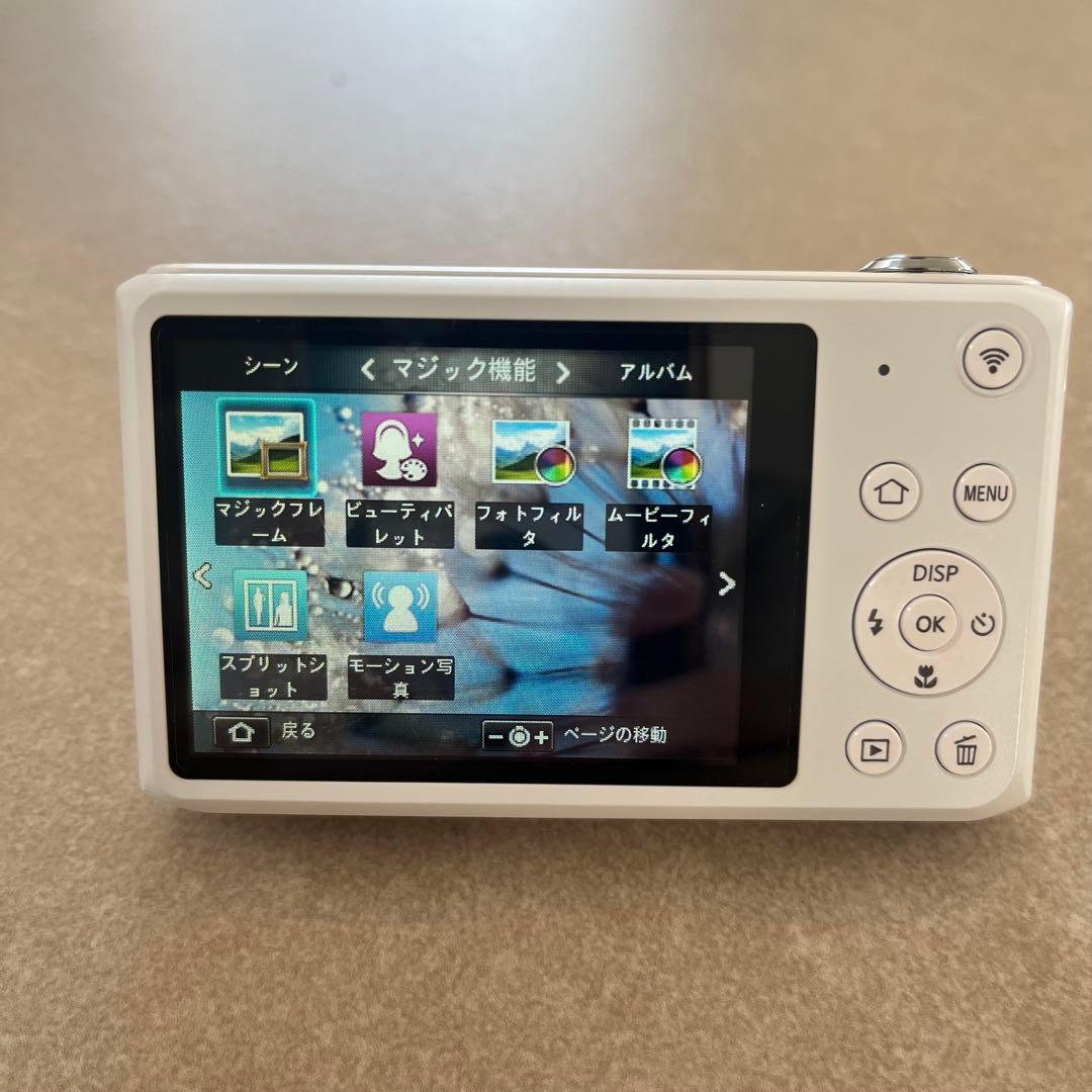 デジタルカメラ 自撮り液晶 サムスン DV150F ホワイト