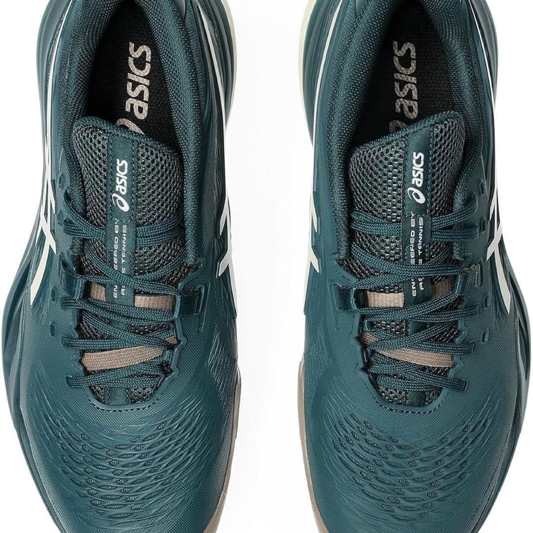 [アシックス]テニスシューズ GEL-RESOLUTION X グリーン27.0