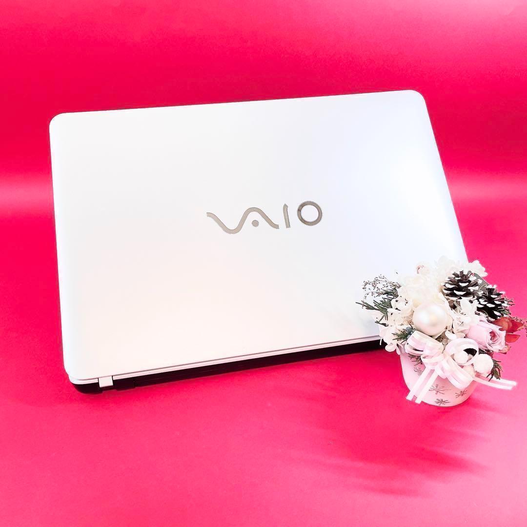 動作良好❣️Win11✨️ノートパソコン‼️薄型VAIO快適SSDカメラ付きおしゃれ白