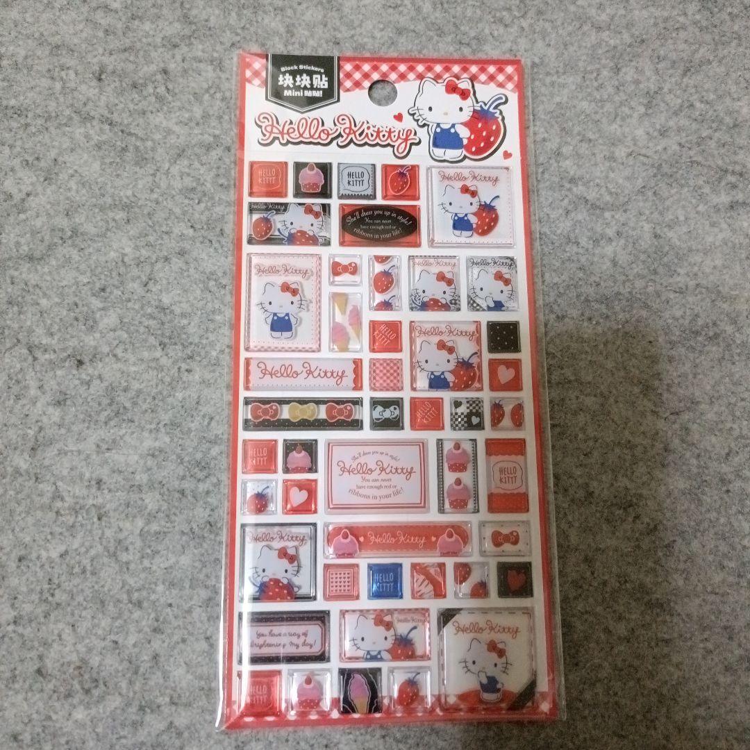 ワンピースミニ缶プロモ未開封＆キティちゃんシール