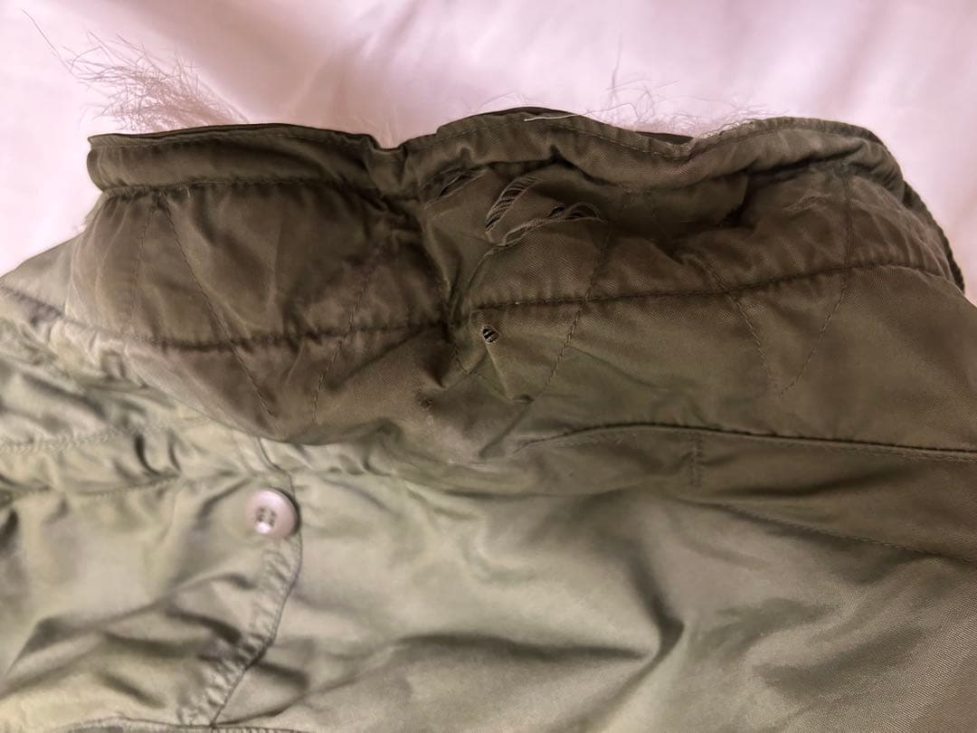 【ワンウォッシュ】m-65 フィッシュテール　シェル＋フード　米軍実物　M-R