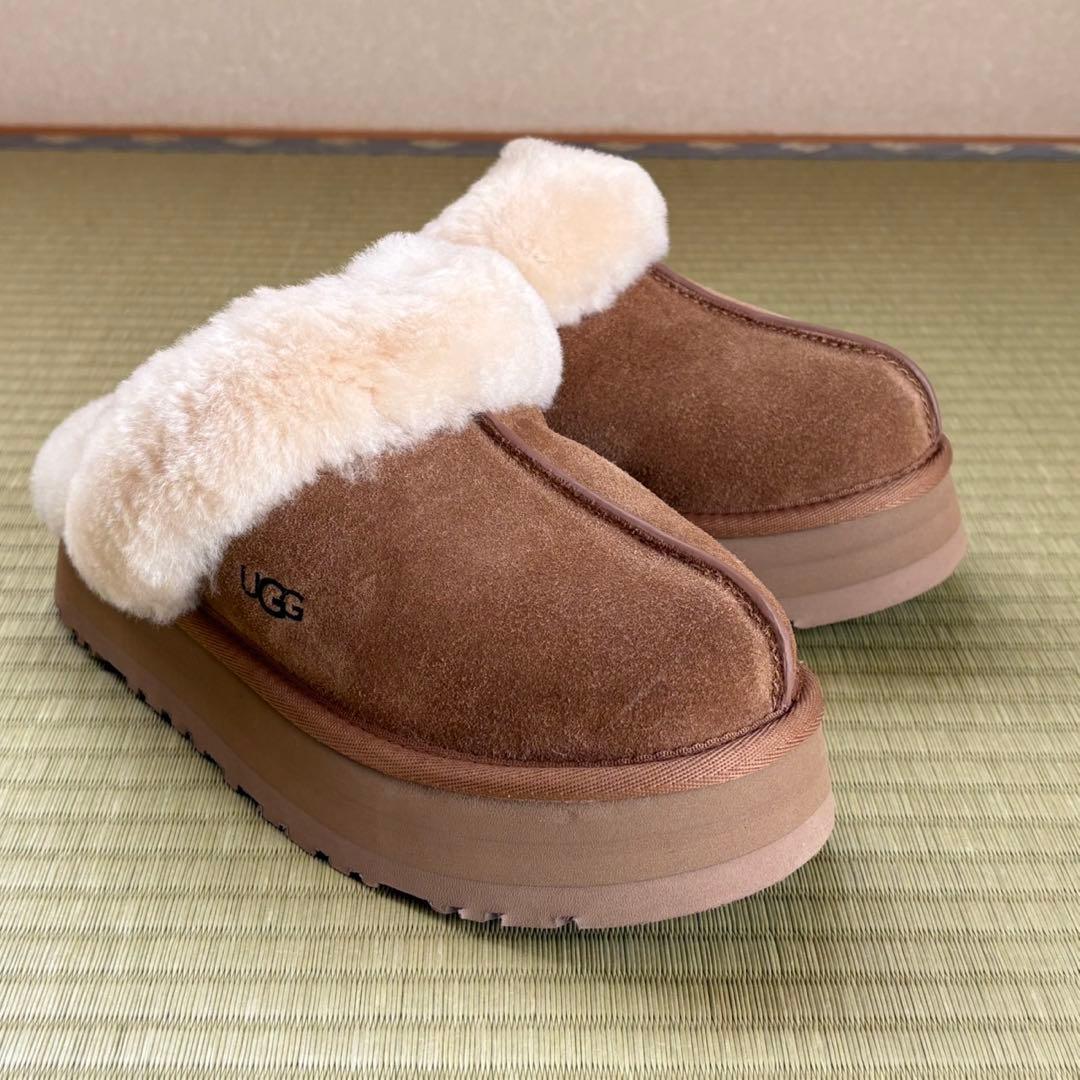 【新品】UGG アグ ディスケット チェスナット 23cm