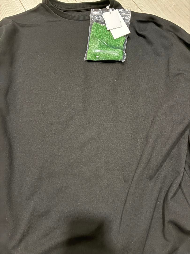 【新品タグ付き】ラメ　lepsim 310企画　袖カスタムニット　ブラック　完売