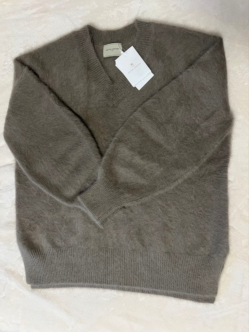 UNITED ARROWS フォックスカシミヤ Vネック ニット