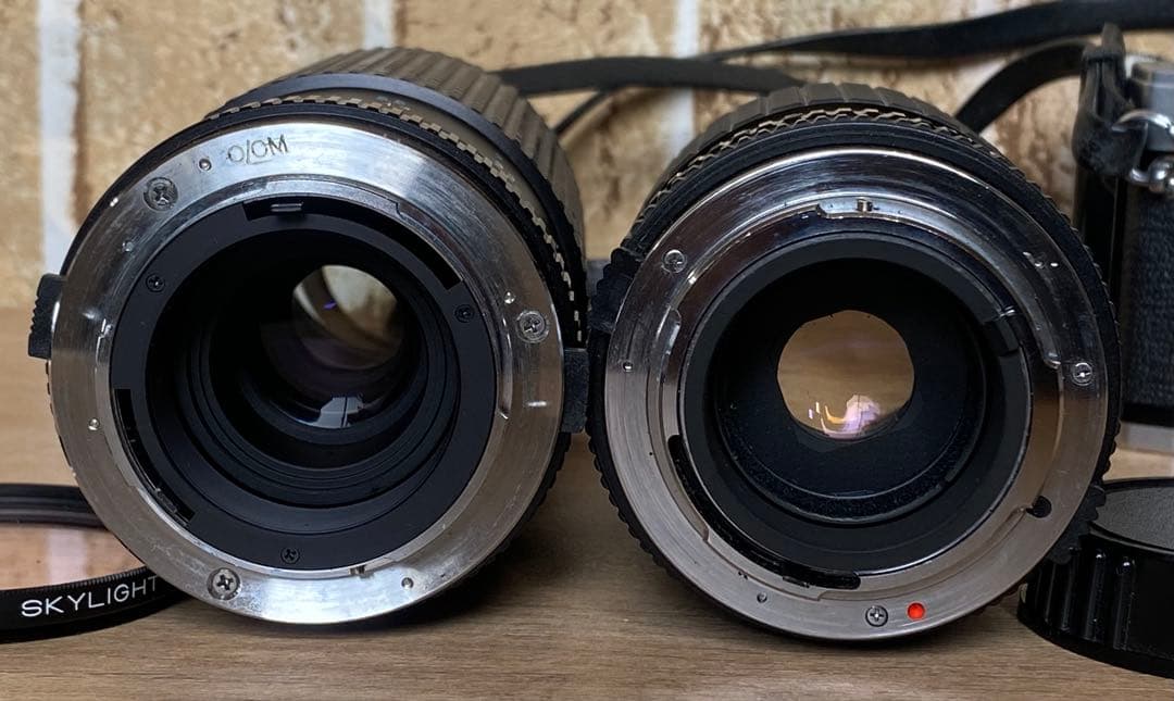 オリンパス OM10 一眼レフ フィルムカメラ レンズ2個 OLYMPUS