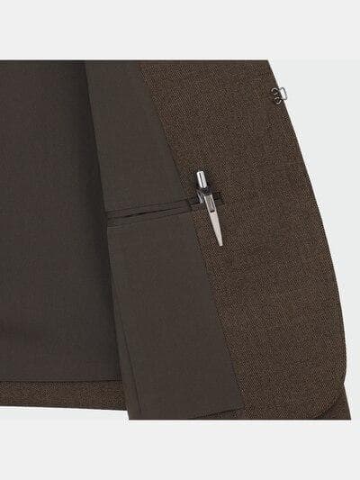 セットアップ【美品】プラステ シャークツイードカラーレスジャケット＋パンツ