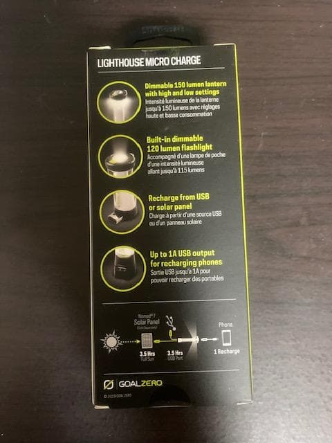 3個　Goal Zero LED Micro Chargeゴールゼロ（簡易梱包）