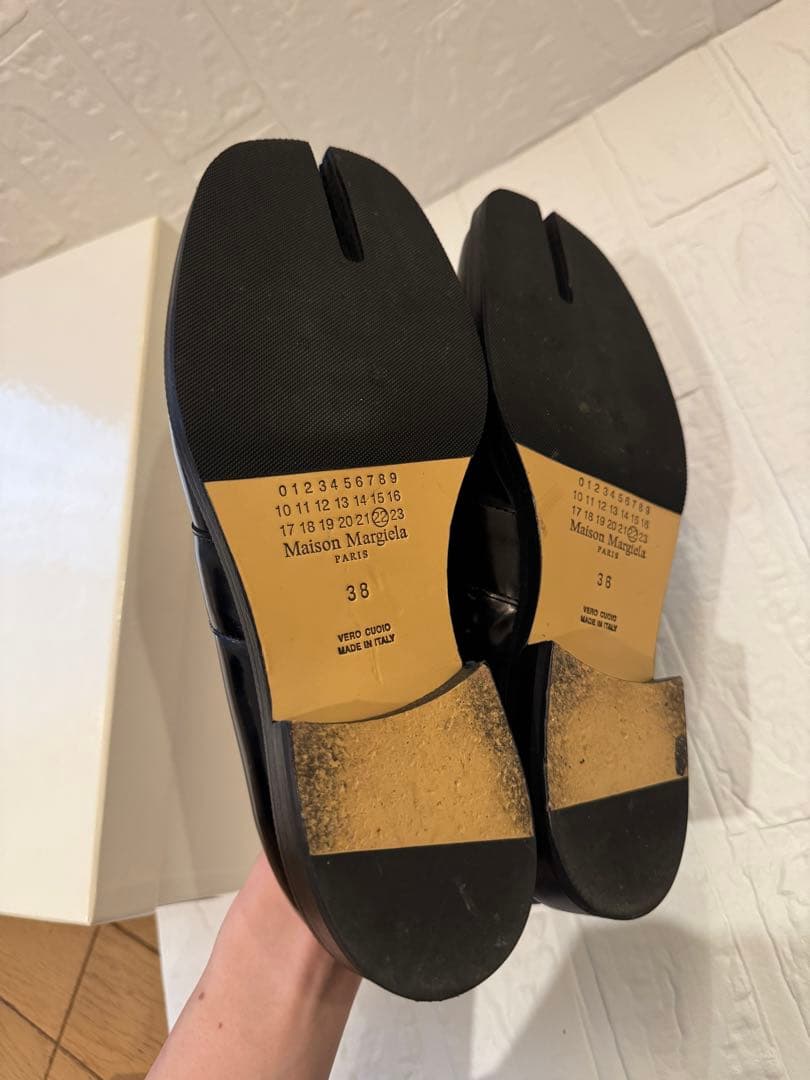 【美品】MaisonMargiela 足袋ローファー　38 マルジェラ