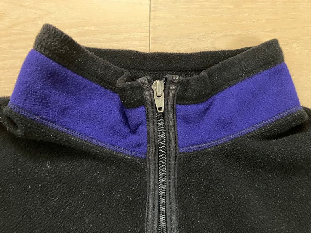 patagonia 90s USA ブラック フリース ベスト　希少XL