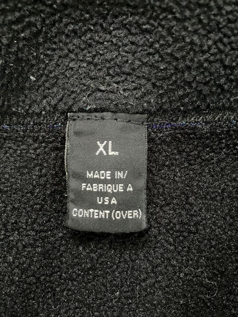 patagonia 90s USA ブラック フリース ベスト　希少XL