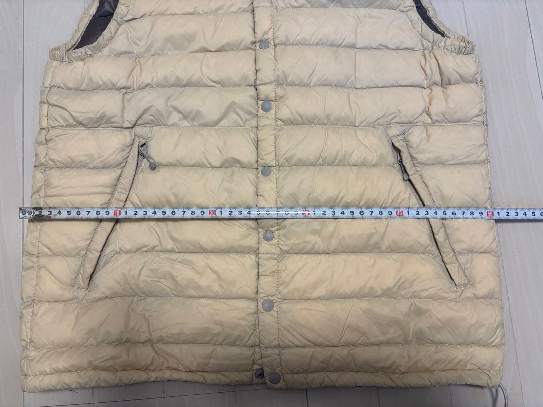 DANTON キルティングダウンベスト サイズ40 ベージュ