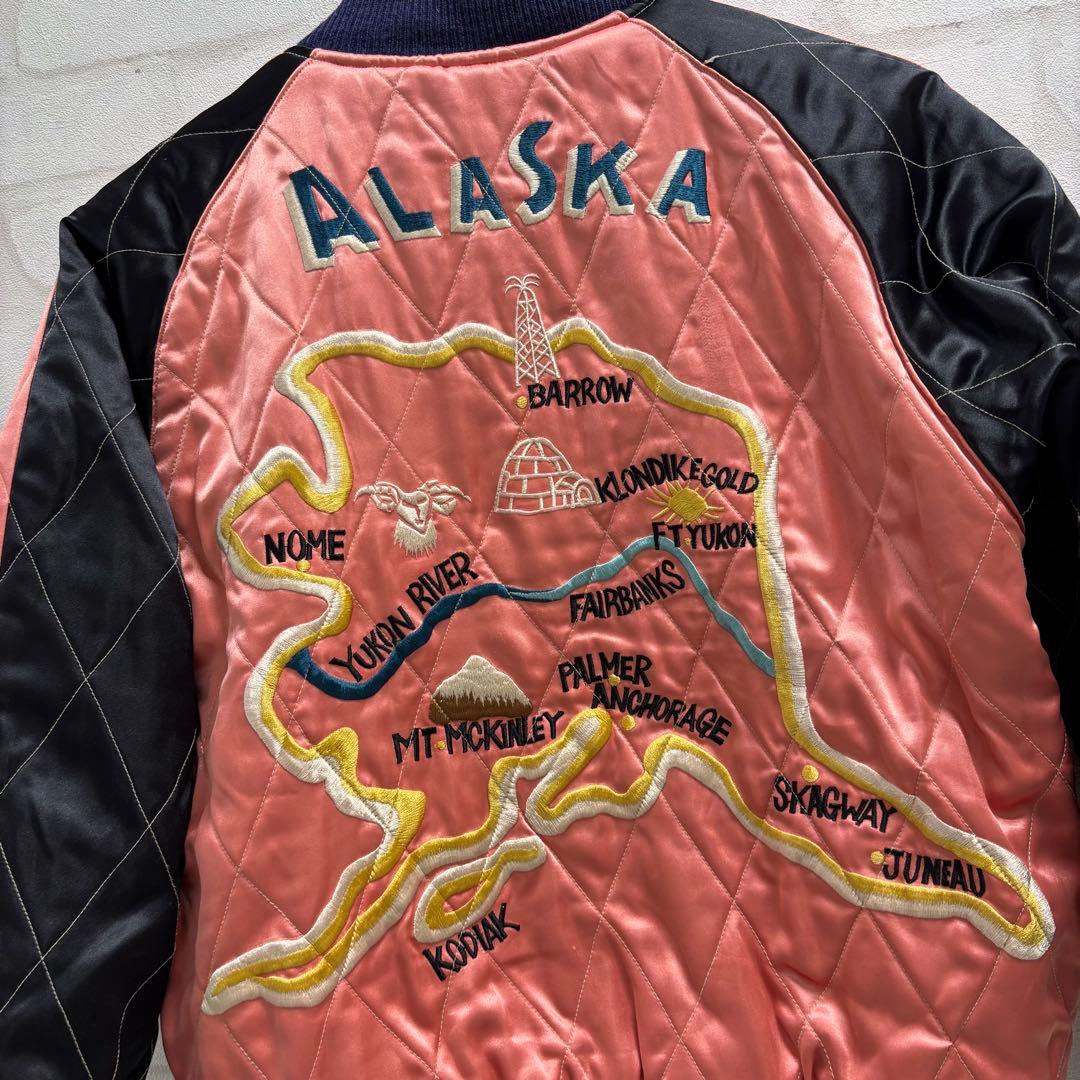 希少　美品　東洋エンタープライス　アラスカジャン　別珍　リバーシブル