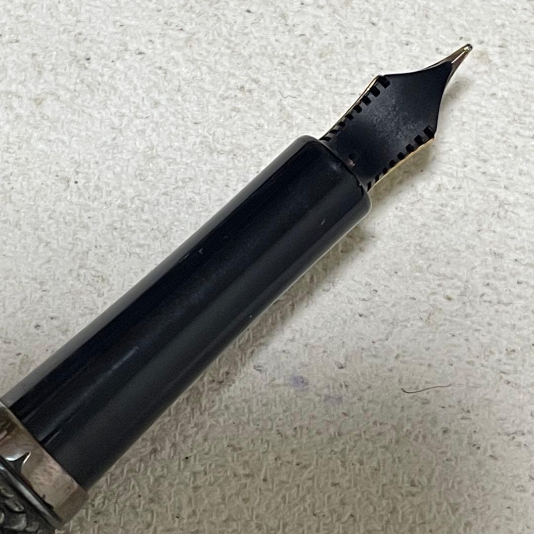 Parker スネーク 万年筆 シルバー925 エメラルド パーカー