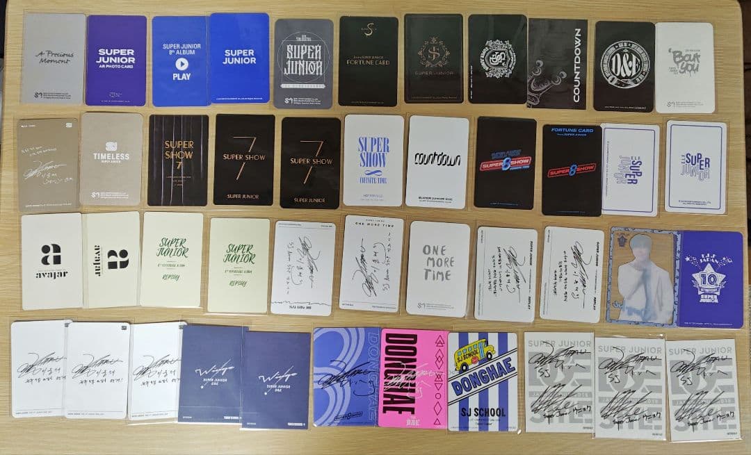 SUPER JUNIOR ドンヘ　トレカ　まとめ売り