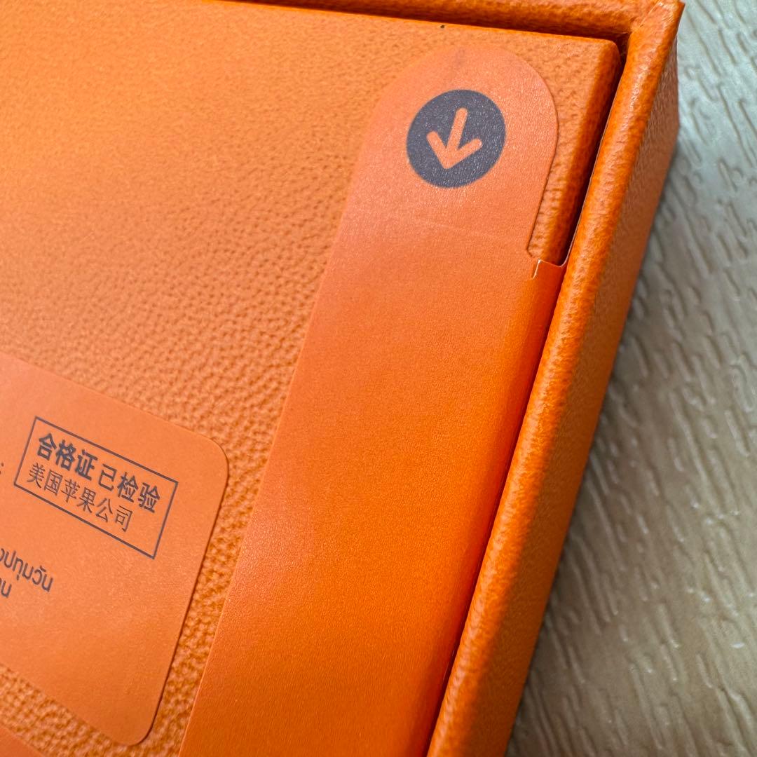 2403 Apple Watch エルメス　トリコ　ナイロン　オレンジ　スポーツ