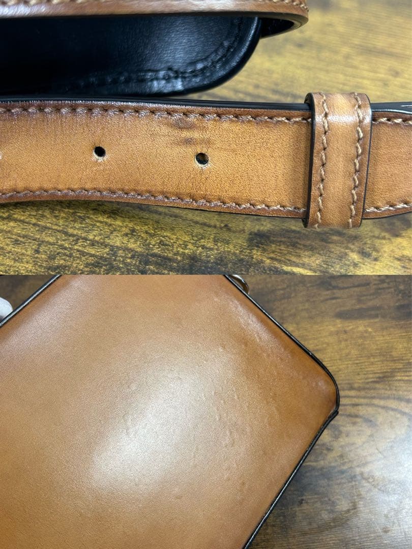 ほぼ新品 Berluti TAKE OFF PM スモール ショルダーバッグ