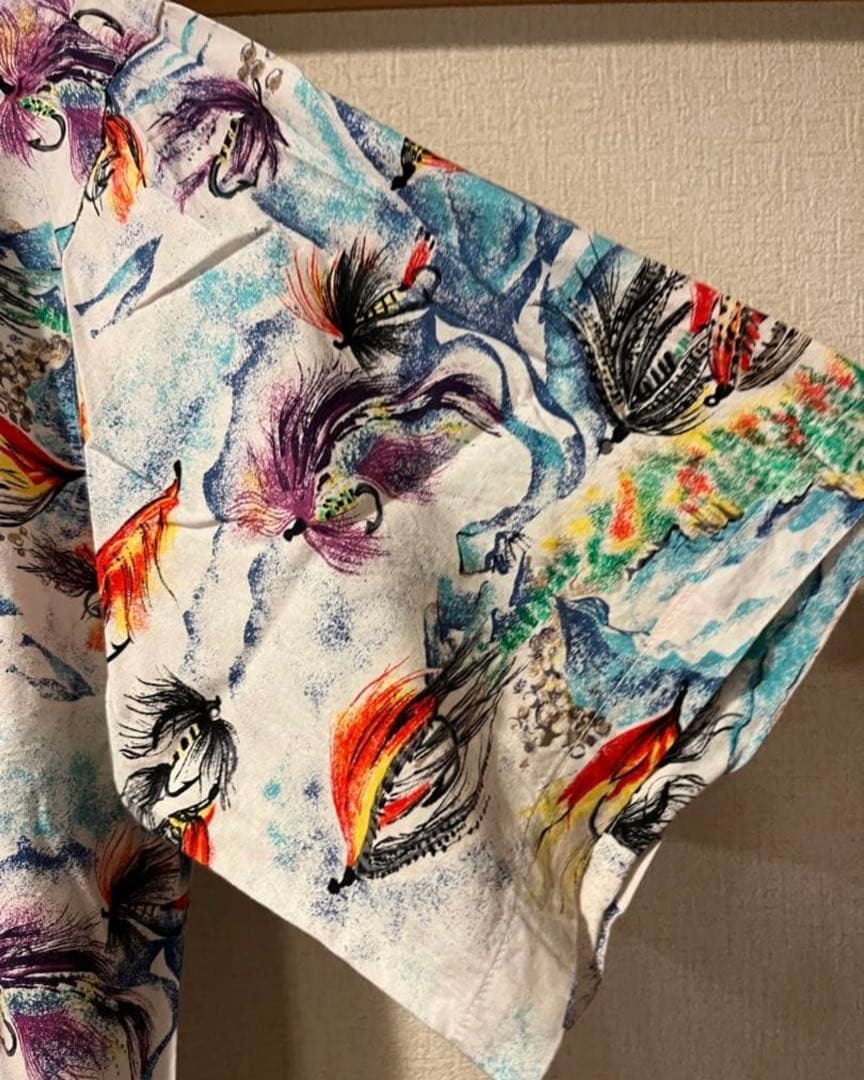 パタロハ　Pataloha パタゴニア　1993　毛針 アロハシャツ　Ｍ