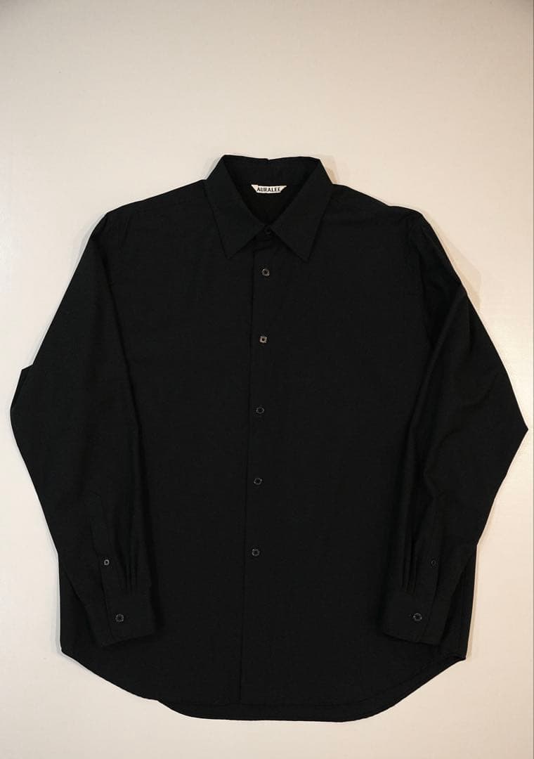 トップス AURALEE SUPER FINE TROPICAL WOOL SHIRT 3