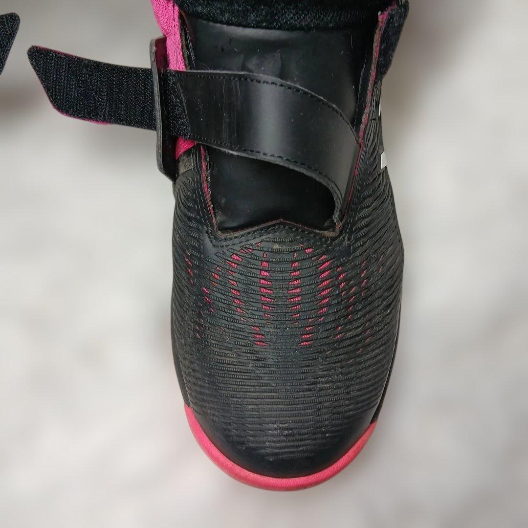 asics ブラック/ピンク ハイカット安全靴