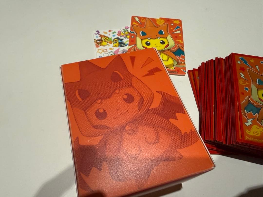 メガリザードンY ポンチョ デッキシールド79枚 デッキケース