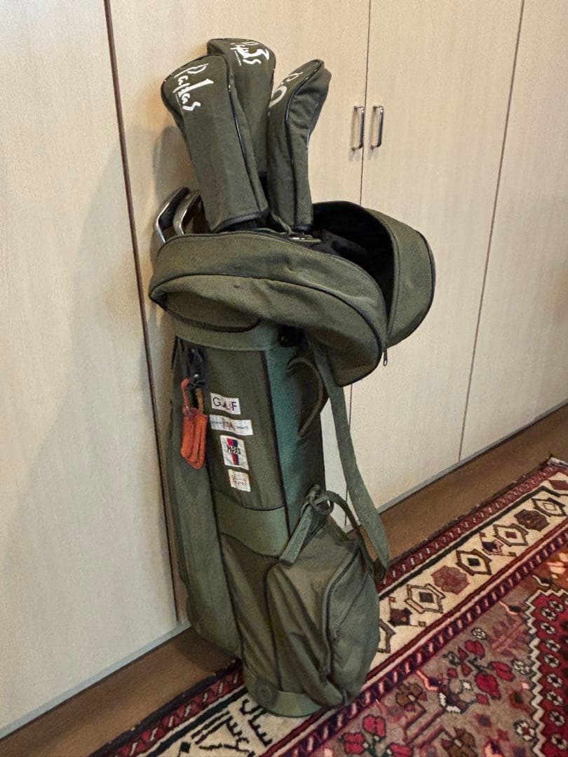 そ*め様 PapasキャディバッグとPRGRゴルフクラブセット