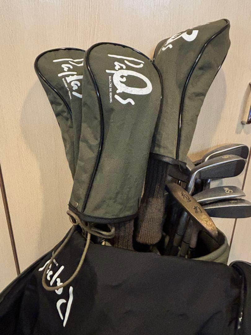 そ*め様 PapasキャディバッグとPRGRゴルフクラブセット