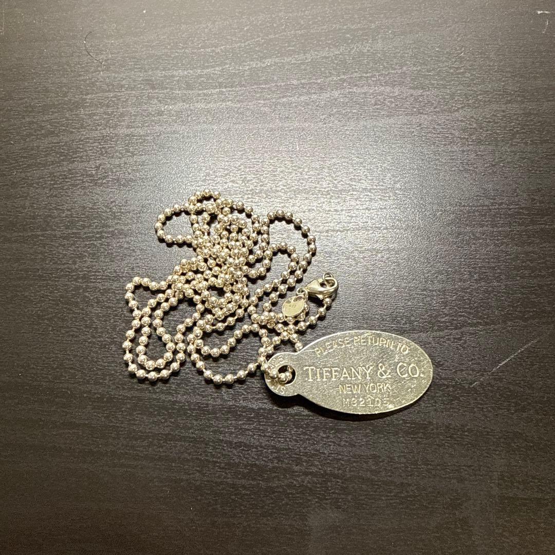 ティファニー リターン トゥ オーバルタグ ネックレスSV925正規品