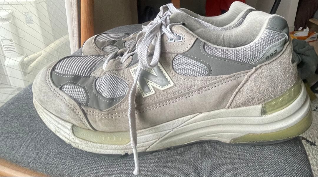 new balance 992 グレー スニーカー
