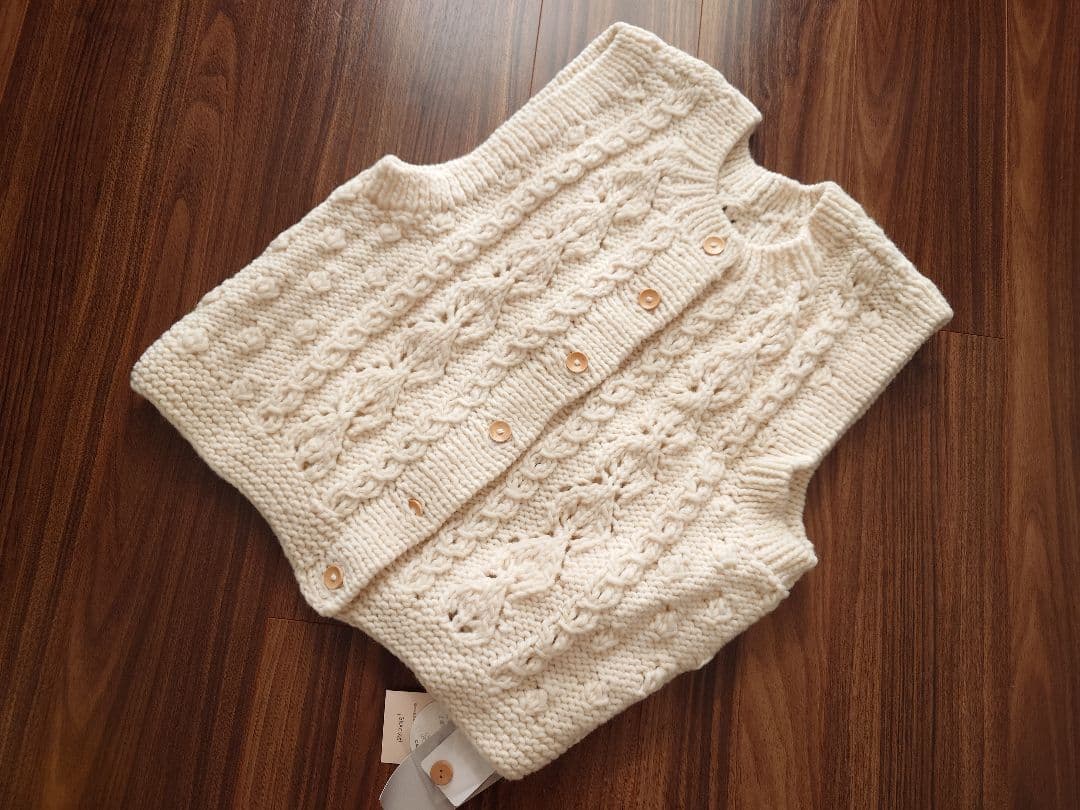 ツハルバイサマンサモスモス✿【ペルーニット】前後着ニットベスト