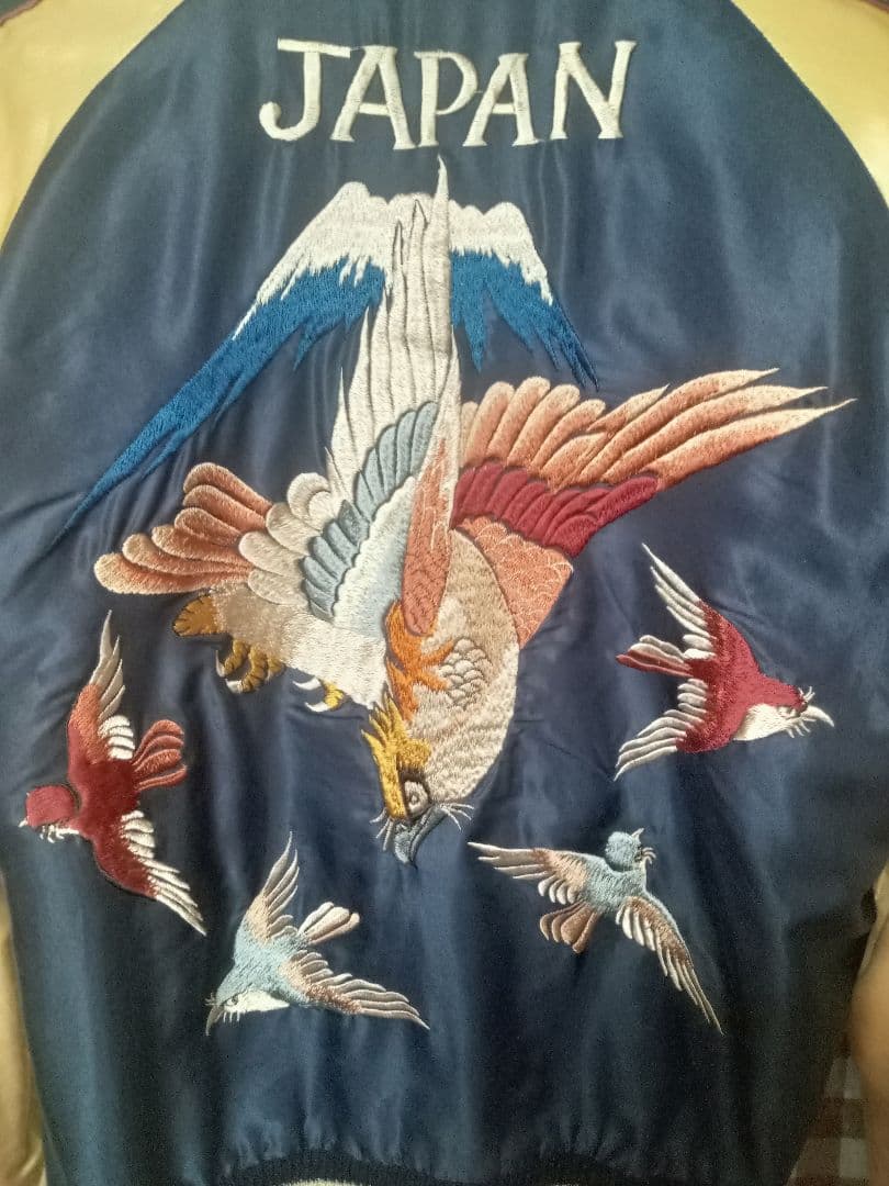 テーラー東洋 リバーシブル スカジャン 鷹 龍 Mサイズ