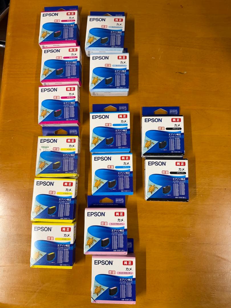 Epson インク　カメ　純正　新品　14個