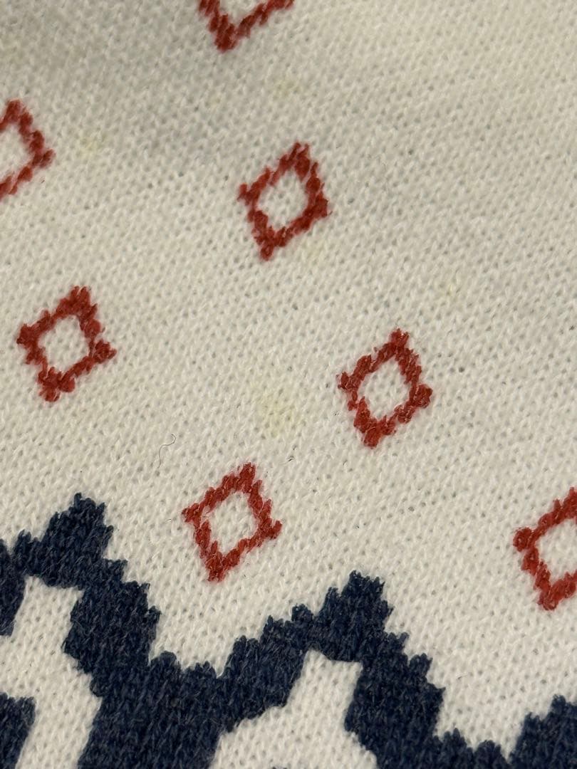 50s~ Sportswear 雪柄 XL ハーフジップ スウェット　ビンテージ