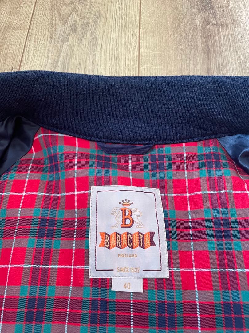 BARACUTA G9 コーデュロイ ネイビー サイズ40