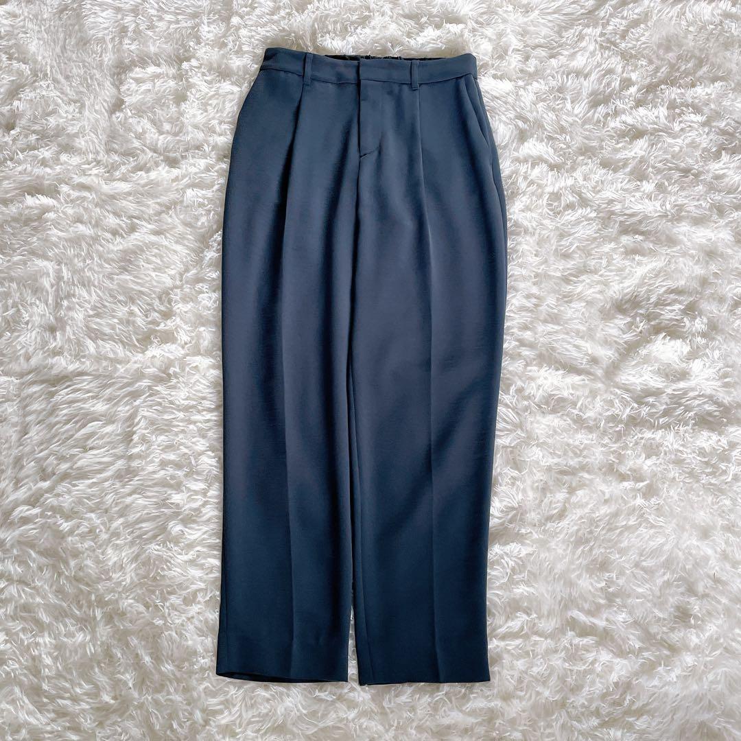 美品✨【インディヴィ】ダブルテーラードジャケットパンツセットアップダークグリーン