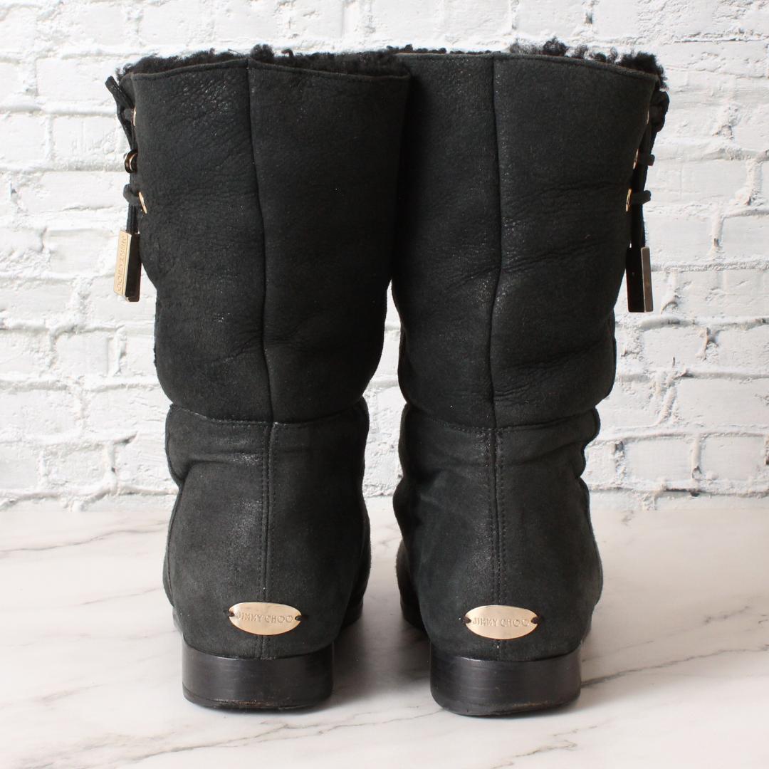 ✨美品✨ ジミーチュウ ムートンブーツ ブラック EU36（23cm相当）