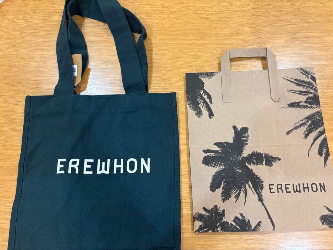 新品未使用！高級ブランドスーパー EREWHONのエコバッグ&紙袋つき！