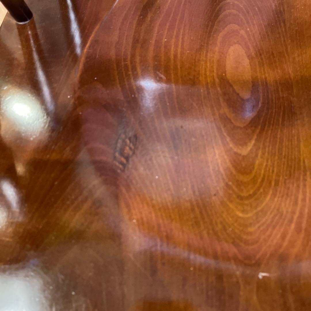 L４　オールドヴィンテージ 柏木工 ３６０度回転　ブナ無垢材　アームチェア