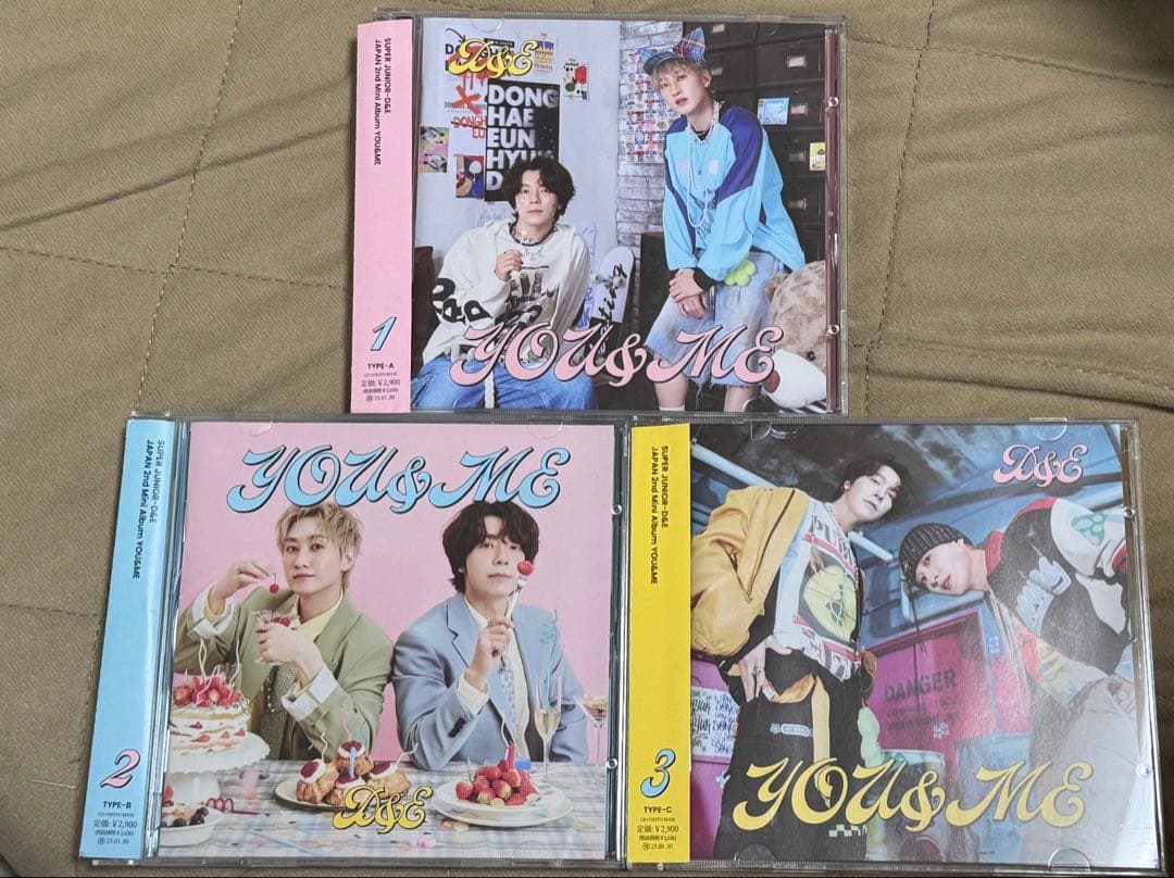 SUPER JUNIOR D&E You&Me 3種類セット トレカ有