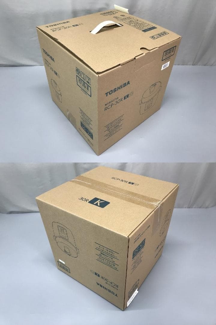 【新品】TOSHIBA 電気圧力鍋 RCP-30R ブラック