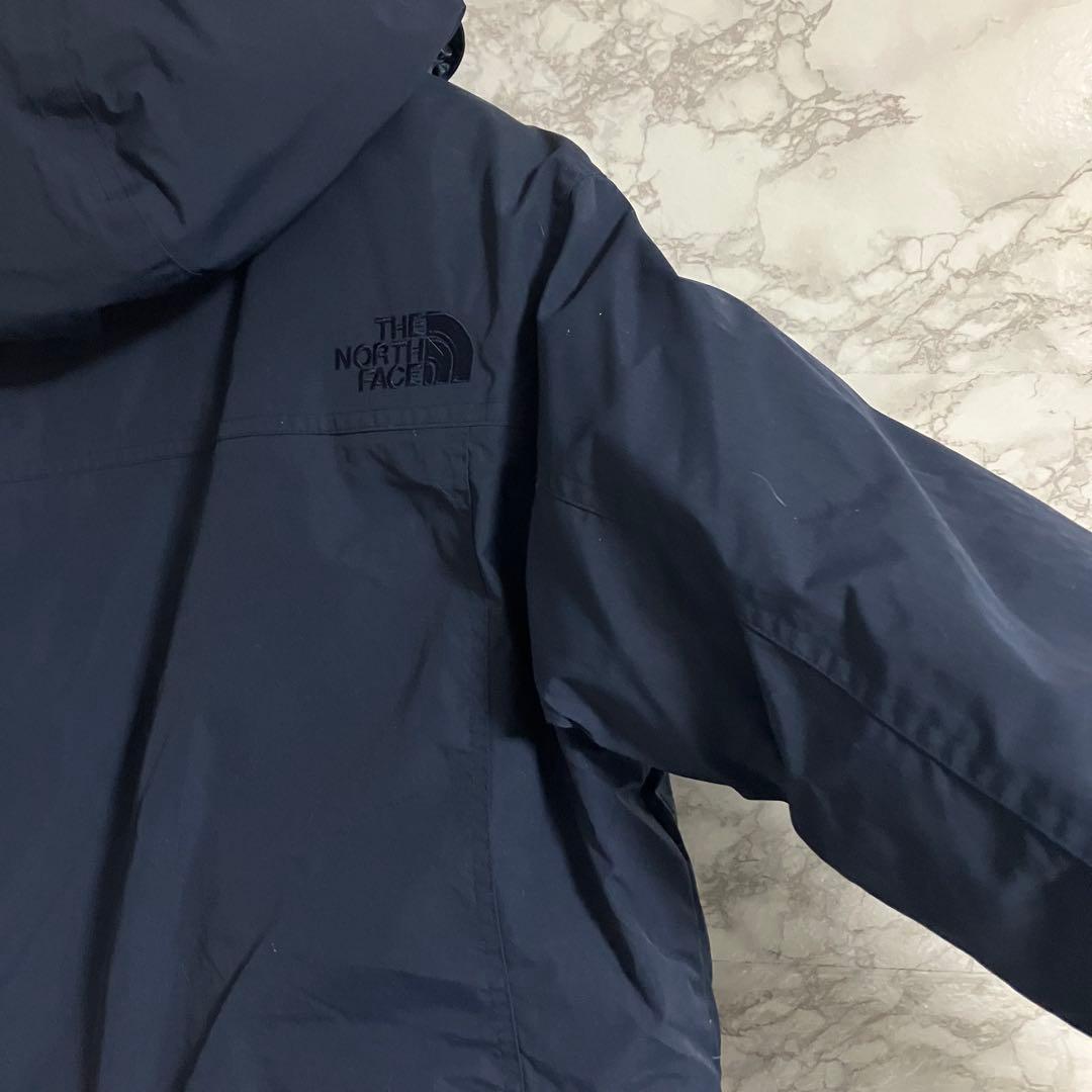 ノースフェイス　マクマードパーカー　ワンポイントロゴ　ダウン　ネイビー　ＸＳ