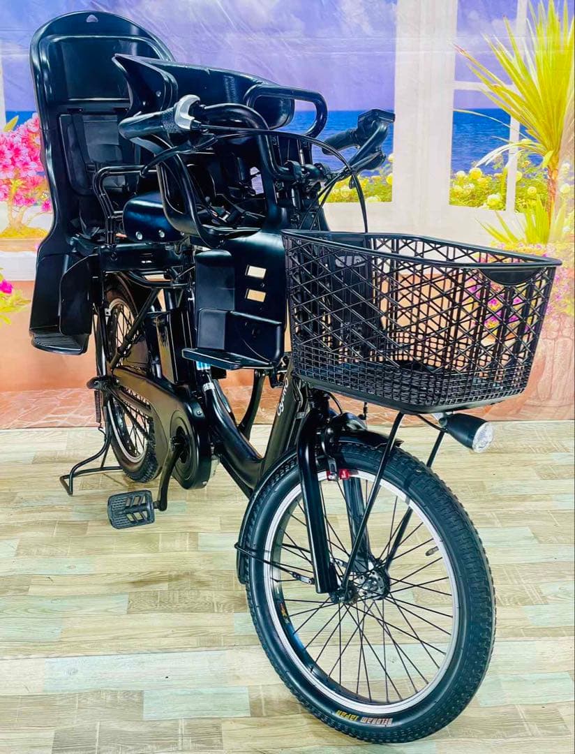 ギュットアニーズ2019年⭐️16AH！子供乗せ電動アシスト自転車Y3245