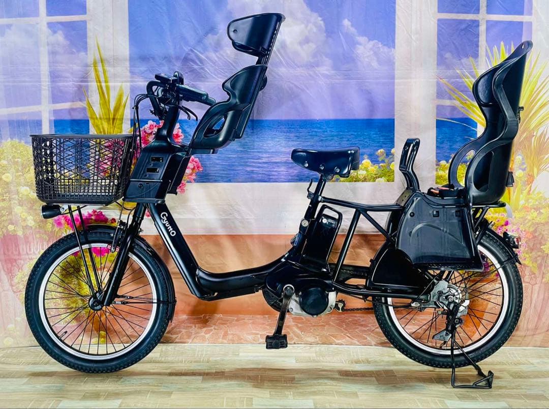 ギュットアニーズ2019年⭐️16AH！子供乗せ電動アシスト自転車Y3245