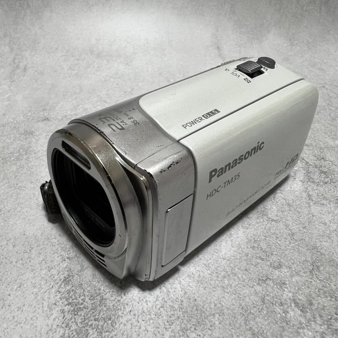 Panasonic ビデオカメラ HDC-TM35 ホワイト