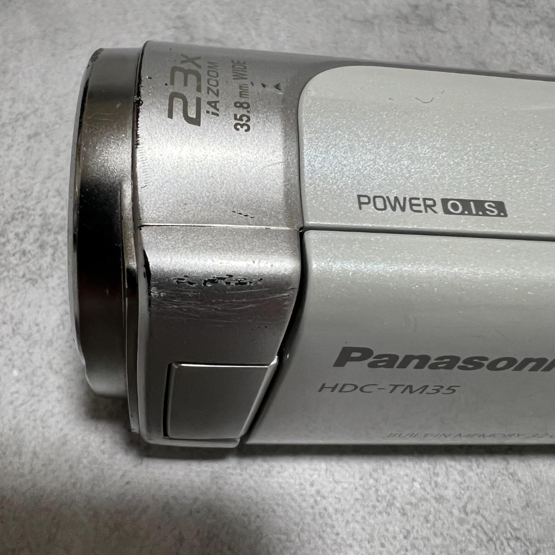 Panasonic ビデオカメラ HDC-TM35 ホワイト