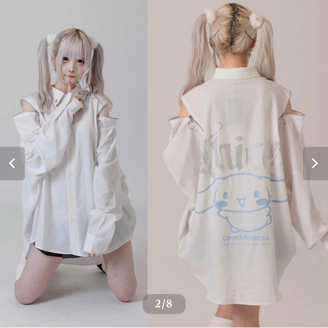 《1月末まで限定値下げ》シナモロール×THICCコラボシャツ